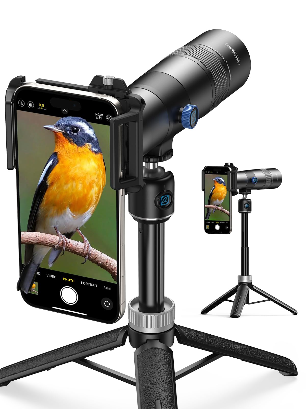Amazon | Apexel スマホ用カメラレンズ 22倍望遠レンズ 205°魚眼レンズ
